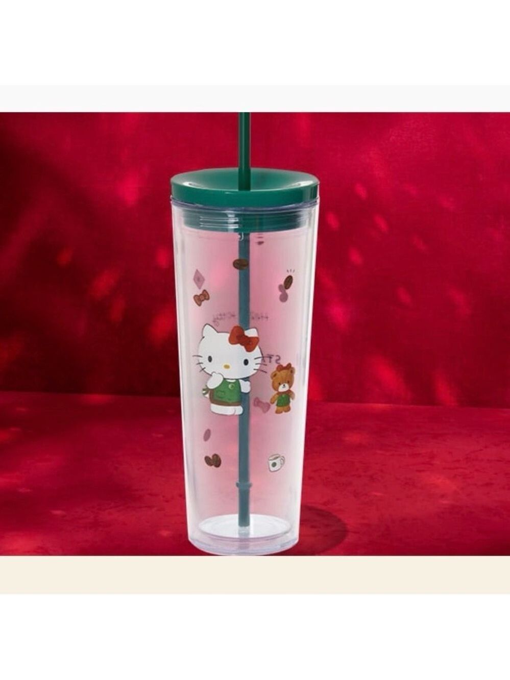 ⭐️ Starbucks | Hello Kitty 24oz Acrylic Cold Cup – Holiday Collection 2025 ⭐️